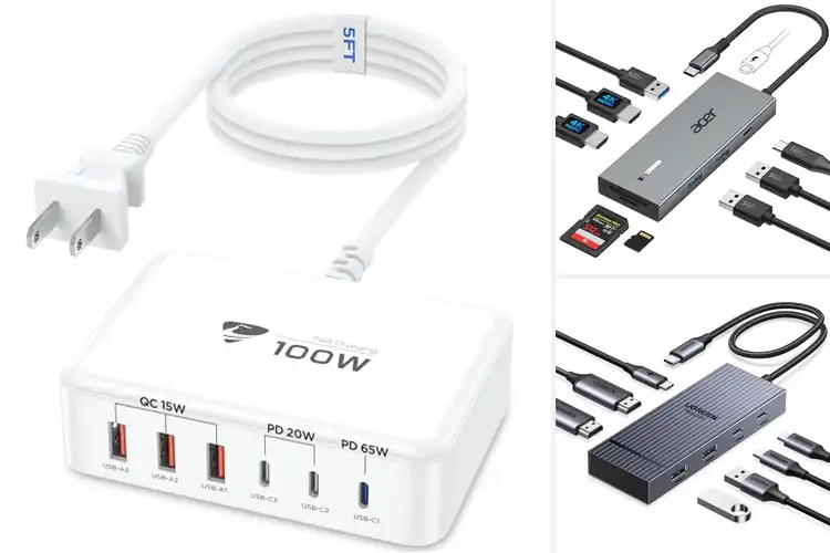 Detailed view of Best 100W PD Charging USB C Docking Station