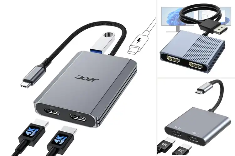 Detailed view of Best 4K@60Hz Dual HDMI Adapter