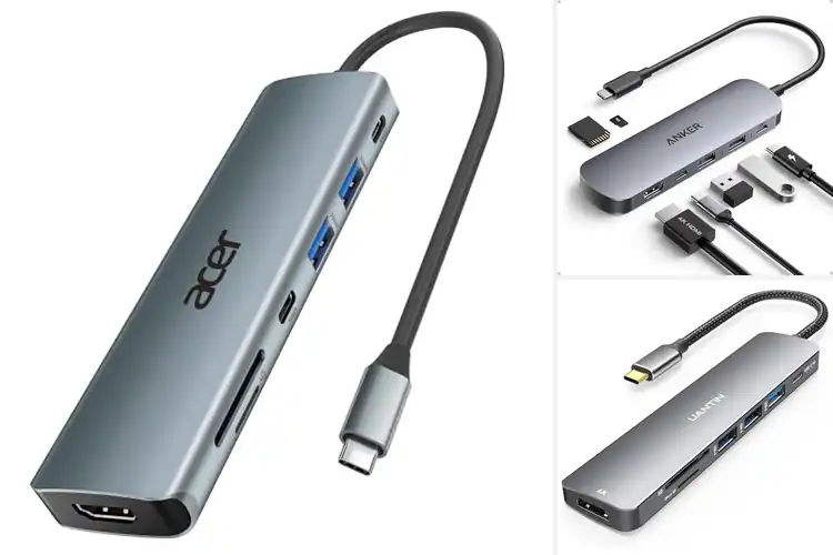 Detailed view of Best 7 In 1 USB C Hub