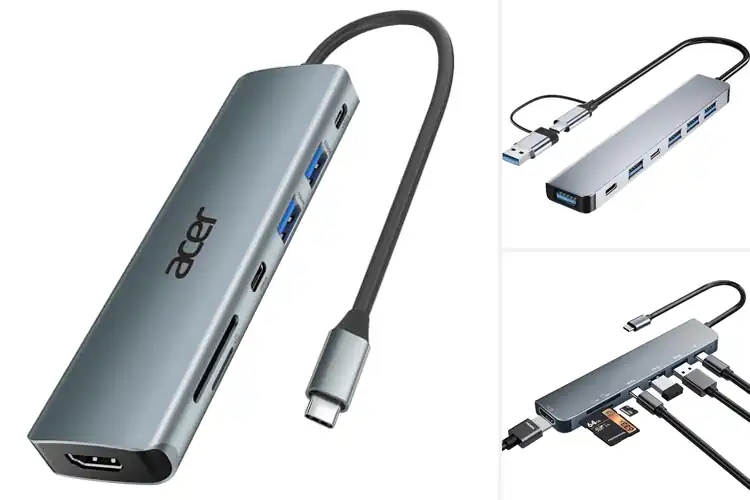Detailed view of Best 7 In 1 USB C Hub Ports: Supercharge Your Setup Now