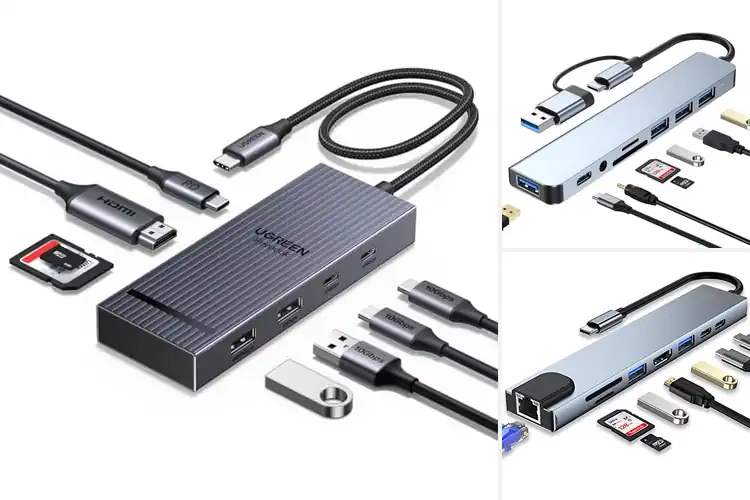 Detailed view of Best 8 In 1 USB C Hub For Laptop