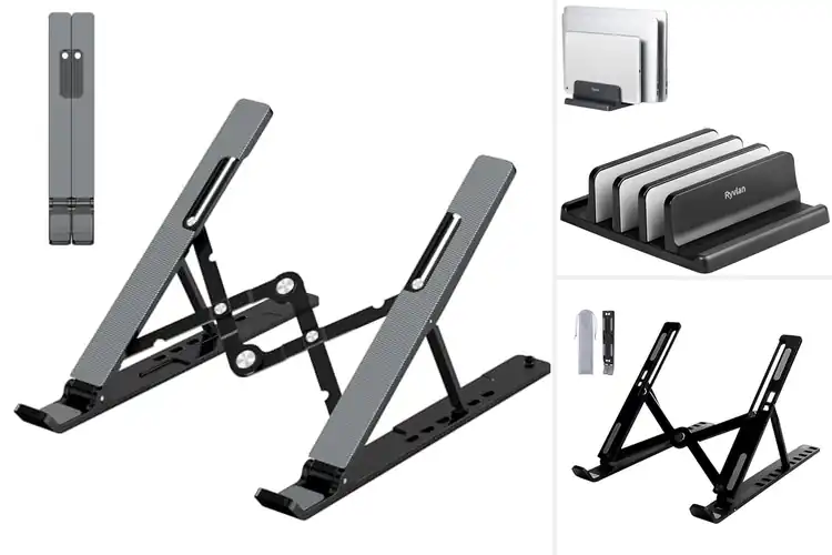 Detailed view of Best ABS Silicone Laptop Stand Construction
