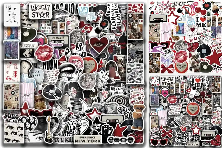 Detailed view of Best Aesthetic Downtown Stickers
