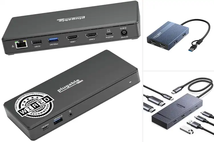 Detailed view of Best Dual HDMI 4K@60Hz Docking Station