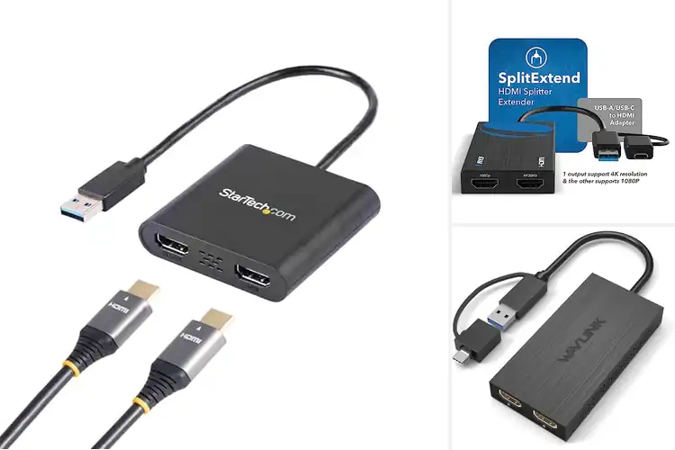 Detailed view of Best Dual HDMI Adapter For External Monitors