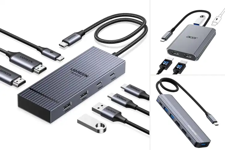 Detailed view of Best Dual HDMI Dock For 4K@60Hz Monitors