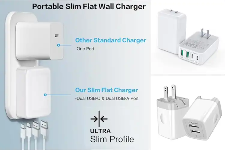 Detailed view of Best Foldable Plug Chargers