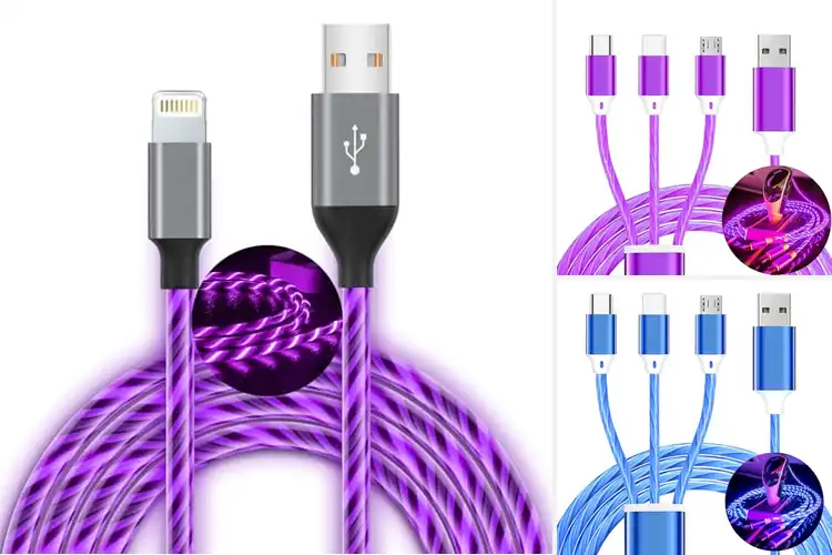 Detailed view of Best LED Chargers: Glow Bright & Charge Faster