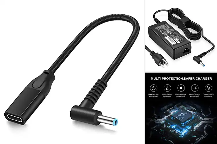 Detailed view of Best Lightweight HP Laptop Adapter for Fast, Safe Charging