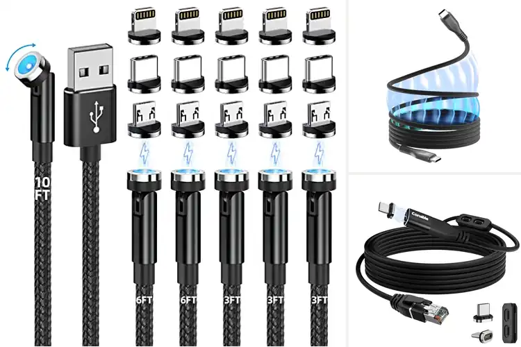Detailed view of Best Magnetic Plug Surface Cable