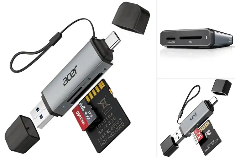 Detailed view of Best SD MicroSD Reader Dock