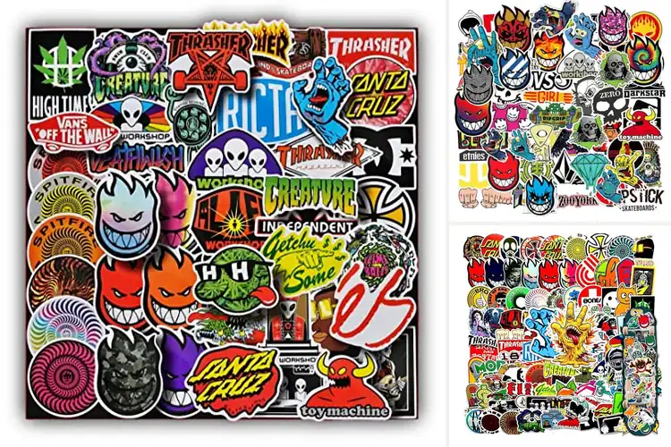 Detailed view of Best Skateboard Stickers