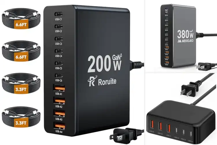 Detailed view of Best USB C Charging Hubs: Power Up All Devices Effortlessly