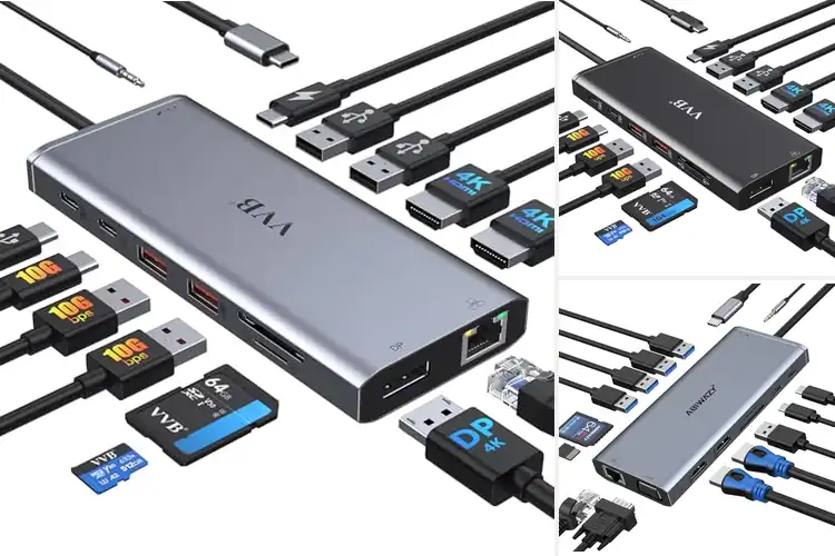 Detailed view of Best USB C Dock For HP/Lenovo/Surface Dual Monitor