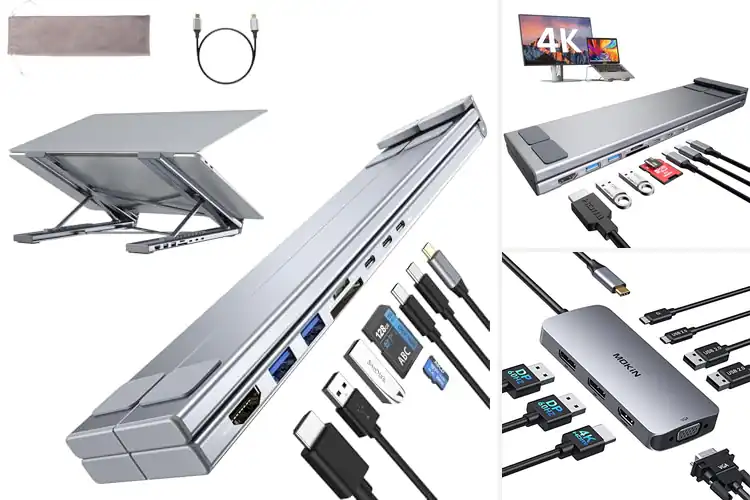 Detailed view of Best USB C Docking Station 8 In 1