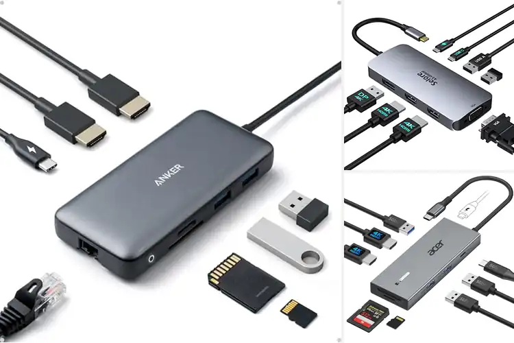 Detailed view of Best USB C Docking Station For Dual HDMI Monitors