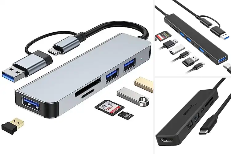 Detailed view of Best USB C Hub With SD MicroSD Card Reader