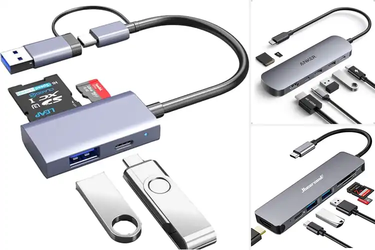 Detailed view of Best USB-C Hubs With SD TF Card Readers
