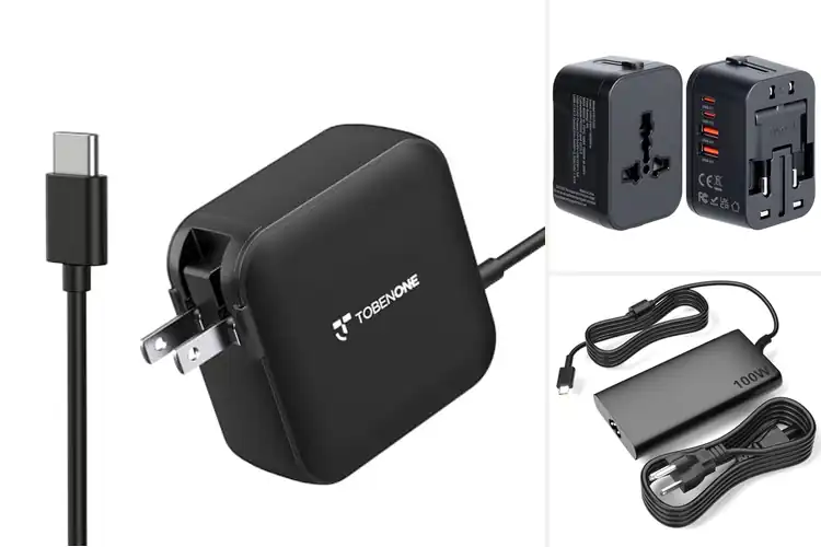 Detailed view of Best Worldwide Compatible USB C Charger 100-240V